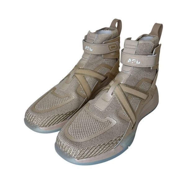 APL Men’s Super Future High-Top Sneakers CHAMPAGNE NWT - Picture 2 of 11